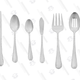 AmazonBasics 65-Piece Stainless Steel Flatware Set with Pearled Edge, Service for 12 | $39 | Amazon